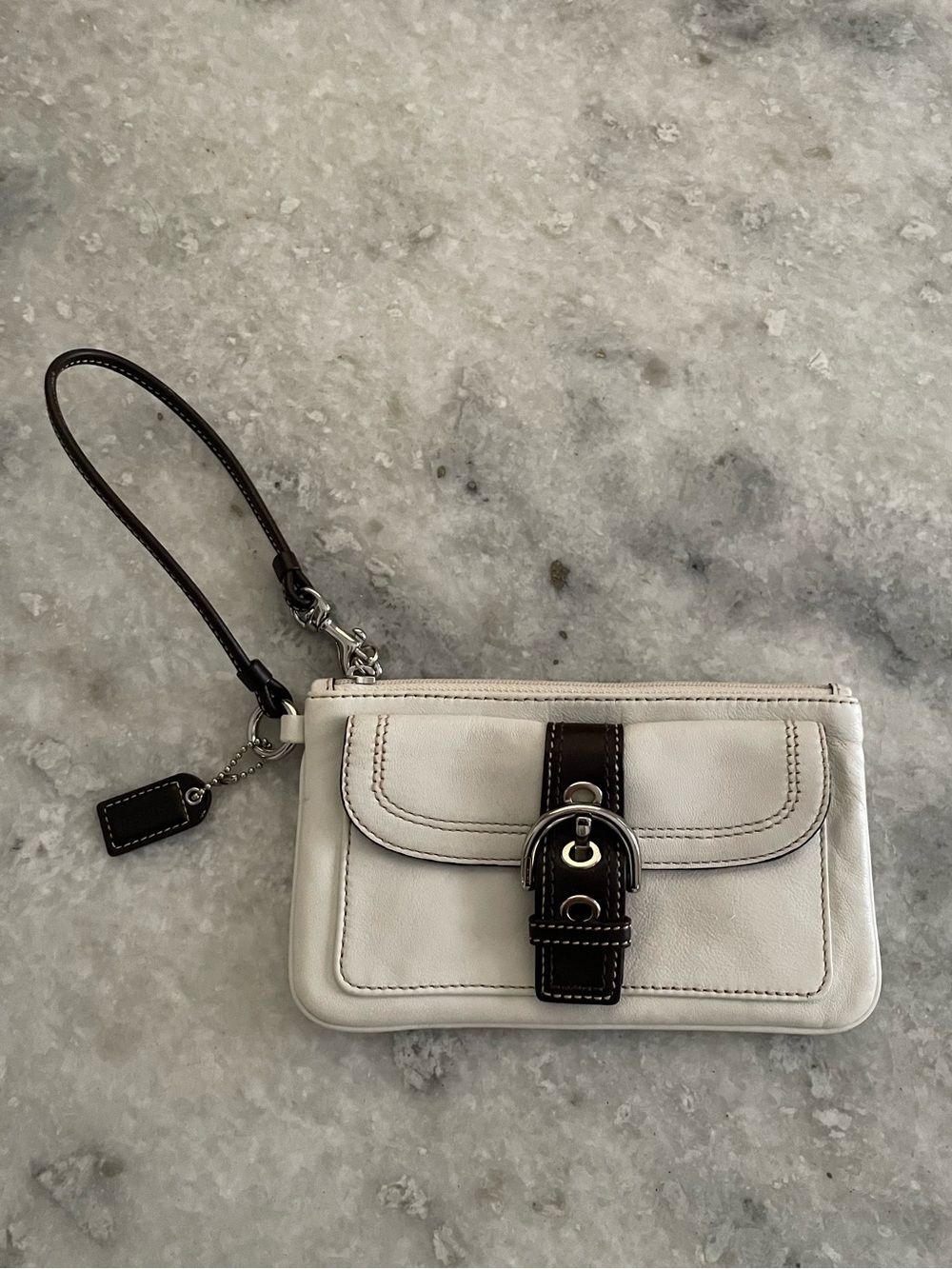 Coach Leather Wristlet
